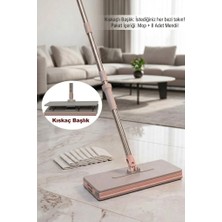 Sihirli Mop Lüx Kıskaçlı Sıkıştırmalı Mop Büyük Boy 32 cm Islak Mendil ve Tüm Bezler İle Uyumlu