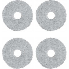 Dora Shopping Dreame L10S Ultra ile Uyumlu Mikrofiber Mop Bez 4 Adet