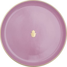 Dora Shopping Glamorous Pembe Düz Tabak, 20 cm