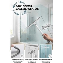 Sihirli Mop Silikon Silecek Pencere Cam ve Zemin Temizleme Çekpaslı Silecek