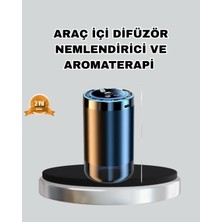 GIGA Aromaterapili Araç Içi Difüzör USB Bağlantılı ve Yıldız Işıklı