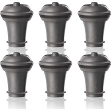 Dora Shopping 0086341 0886360 Şarap Pompaları Için Tapa, 6'lı Blister, Gri, 6’lı Set