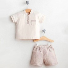 Butik Erkek Bebek %100 Pamuklu Alt - Üst 2'li Takım