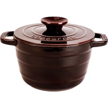 Dora Shopping Döküm Yuvarlak Tencere Döküm Demir Kapak Experience Majolik Serisi ÇAP(Ø)23CM