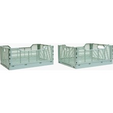 Dora Shopping Katlanabilir Çok Amaçlı Taşıma, Masa Kasaları Saklama Kutusu, Istiflenebilir, Yatak Odası Tuvalet Ma