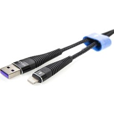 Dora Shopping iPhone Lightning 5A 100 W Örgülü Şarj Data Kablosu 1 Metre
