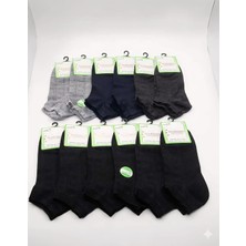 Warmen; Bambu Erkek Patik Çorap; Yazlık ; Dikişsiz/soft Yıkama/kokulu 40-44 ; Asorti Setler