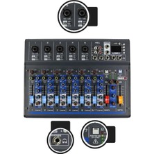 Dora Shopping MDX-07FXU 7 Kanal Ses Mikseri Deck Mikser ( USB Efekt)