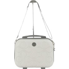 Dora Shopping Mçs Abs Makyaj Çantası V376-MC (Kemik Gri)