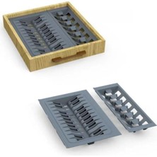 Dora Shopping Çekmece Içi Tabaklık Kaselik Düzenleyici (Yandan 3cm, Boydan 6cm Kesilebilir) 44X48 cm