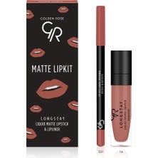 Dora Shopping Lipkit Liquid Lipstick & Likit Ruj Kalem No: Warm Sable