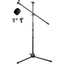 Dora Shopping MS06S Mikrofon Standı - Mikrofon Sehpası (Sünger Tutacak Dahil)