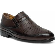 Tarzbu Içi Dışı Hakiki Deri Ortapedik Topuk Destekli Nefes Alır Hava Minderli Anatomik Taban Klasik Kundura Ayakkabı TARZ11255