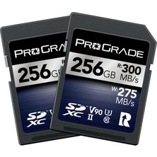 Prograde Digital 256GB Sdxc Uhs-Iı V90 Iridium Sd Hafıza Kartı (2'li Paket)