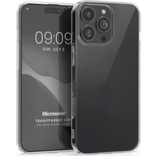 Glazef Iphone 16 Promax Şeffaf Kılıf Kamera Korumalı Ultra Ince Esnek Kılıf