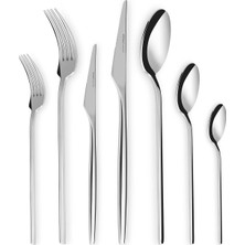 Dora Shopping 316 Look Platin 12 Kişilik 84 Çatal Kaşık Bıçak Takımı