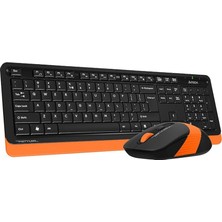 Dora Shopping A4 FG1010 2.4g Q Türkçe Fn-Multimedya Klavye+Optik 2000DPI Mouse /turuncu Kablosuz Set