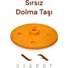 Güveç Dolma Sarma Taşı Kapağı Sırsız Çömlek 21CM
