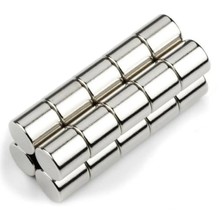 Dünya Magnet 10 Adet Çap 8mm x Kalınlık 8mm Yuvarlak Süper Güçlü 8x8 Neodyum Mıknatıs