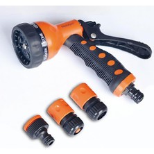 Dora Shopping Çok Fonksiyonlu Bahçe Sulama Tabancası, 3 Bağlantı Aparatlı