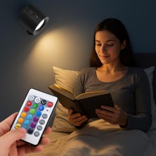 Dora Shopping Magnetik Yapışkanlı Uzaktan Kumandalı Işık Salon Işıklandırmak Için Lamba Iç Mekan Için Uygun Şarjlı