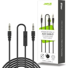 Dora Shopping Mikrofonlu Aux Kablosu 3.5mm 1m