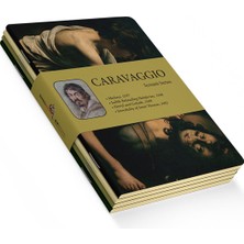 Dora Shopping Scream Series - A5, Caravaggio 4'lü Defter Seti Iı, Çizgisiz, Toplam 256 Sayfa, Her Biri 64 Sayfa, T