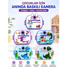 Erdmsp Sevimli Karakterlerle Eğlenceli Çekimler Tavşan Dinozor ve Daha Fazlası Anında Baskı Akıllı Kamera