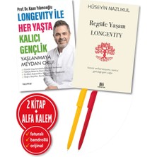 Hayy Kitap Alfa Kalem+Longevity Her Yaşta Kalıcı Gençlik+Regüle Yaşam(Kaan Yılancı+Hüseyin Nazlıkul) 2 Kitap