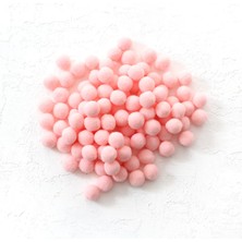 Dora Shopping Peluş Ponpon, 1.5 cm 50 Adet Açık Pembe
