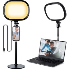 Dora Shopping Sarı Aydınlatma Video Çekimi Için Sürekli Işık Youtuber Twich Işığı Ürün Göresel Fotoğraflama Tripod