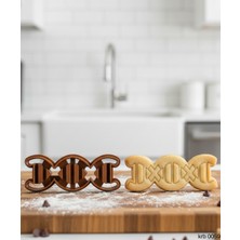 Ulu Pazarlama Dna Sarmalı Figürlü Kurabiye Kalıbı  Hamur Kesici Şeker ve Oyun Hamuru Için Tek Parça Kalıp