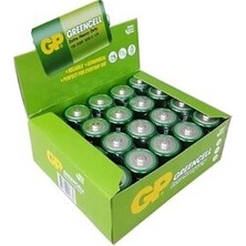  greencel r20 kalın d boy çinko pil 20 li paket gp13-2s2