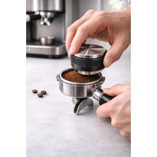 Biradlı Makaron Tamper 58 mm | Profesyonel Espresso Tamperi – Kafe & Bar