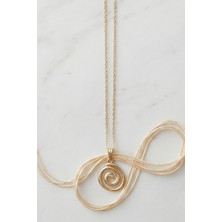 Aurrari Gold Döngü Kolye 45cm