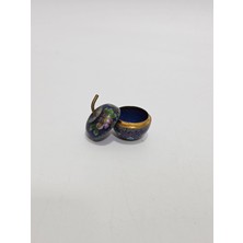 Hasyılmaz Antika Cloisonne Minyatür Kutu 3,5x3,1cm 162