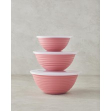Dora Shopping Deanna 3 Saklama Kabı 1-2-3 Lt Pembe