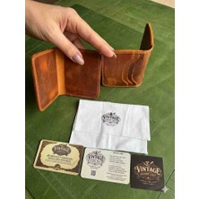 Vintage Leather Craft Erkek Hakiki Deri Cüzdan