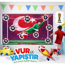Kidstoria Fıfa 2026 Türkiye Vur Yapıştır Futbol Oyunu | Kalecili Cırtcırtlı Skor Panosu Eğlenceli Hedef Oyunu