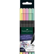 Faber Castell Grip Finepen Pastel Renk 5’ Li Paket