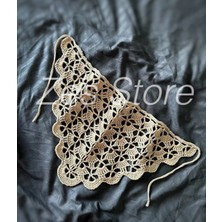 Örgü Bohem Vintage Kroşe Bandana 2026 Yaz