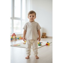 Butik Erkek Bebek Pamuklu Alt - Üst 2'li Takım