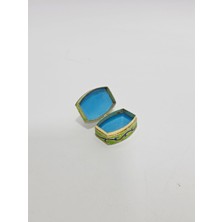 Hasyılmaz Antika Cloisonne Minyatür Kutu 3,6x2,6cm 164