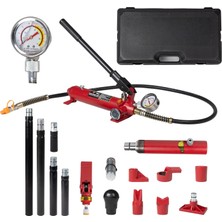 Vıktec 4 Ton Oto Şase Kaporta Düzeltme Pompa Seti (Basınç Göstergeli)
