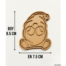 Ulu Pazarlama 3lü Noel Cücesi Şekillendirici Kalıp Kurabiye Hamur Kesici Şeker ve Oyun Hamuru Seti