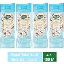 Dalan Duş Jeli Oatcare Yulaf Sütü ve Hindistan Cevizi 450 ml x 4 Adet