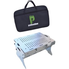 Dora Shopping Katlanır Paslanmaz Mangal Ateş Çukuru 30 cm x cm Çantalı