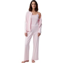 Catherine's Kadın Pembe 3'lü Pijama Takım C2820