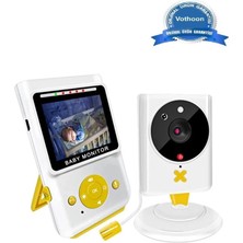 Indispensablely Akıllı Bebek Kamerası Monitörlü Karşılıklı Konuşma Özellikli Sıcaklık İzleme 2.4 İnç Bebek Kamerası