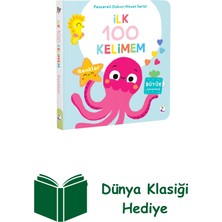 İndigo Kitap Ilk 100 Kelimem - Renkler (Pencereli Dokun-Hisset) (Ciltli) + Dünya Klasiği